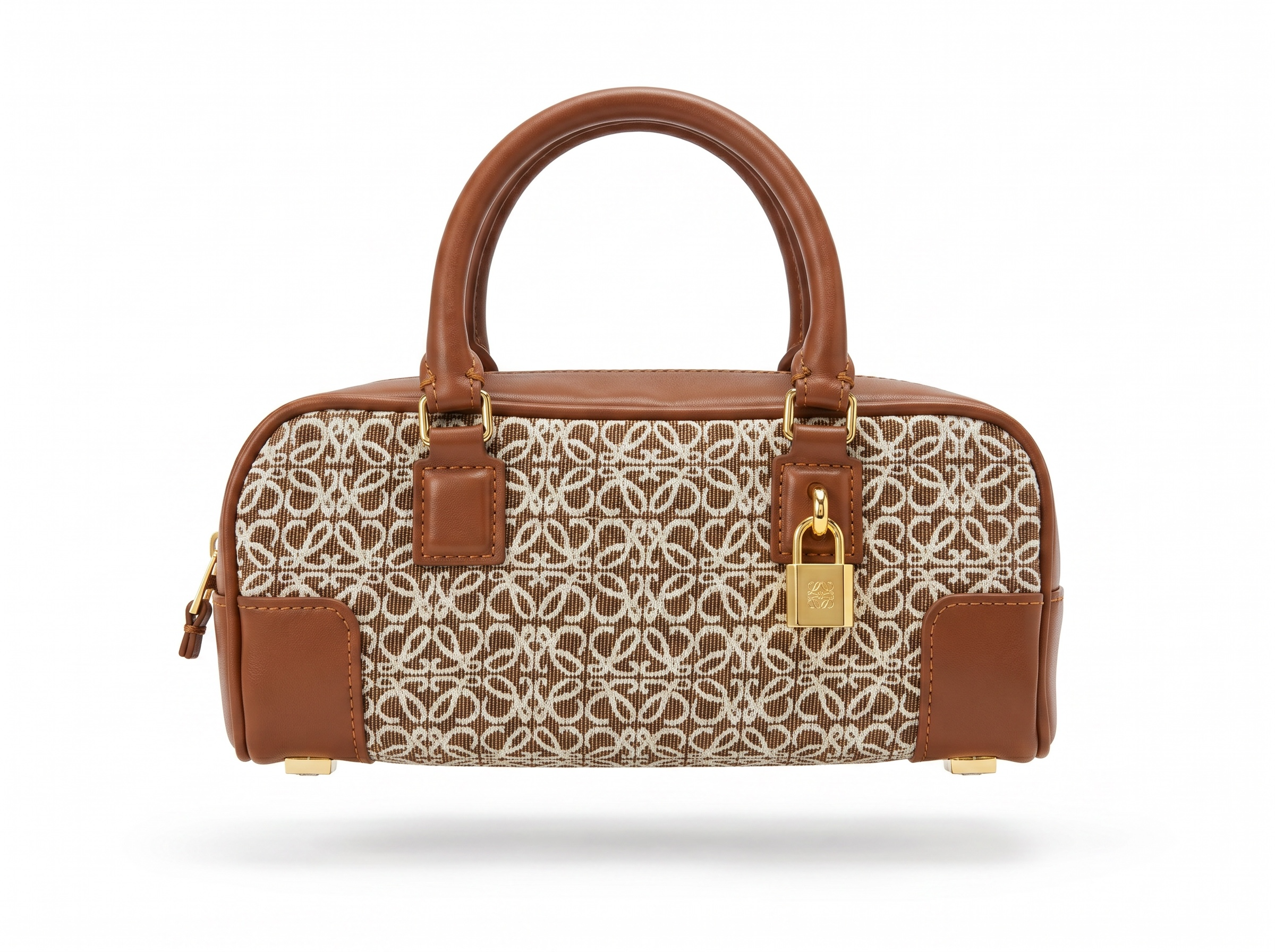 Loewe Anagram Canvas Boston Bag – Tan & Sand 🤎✨