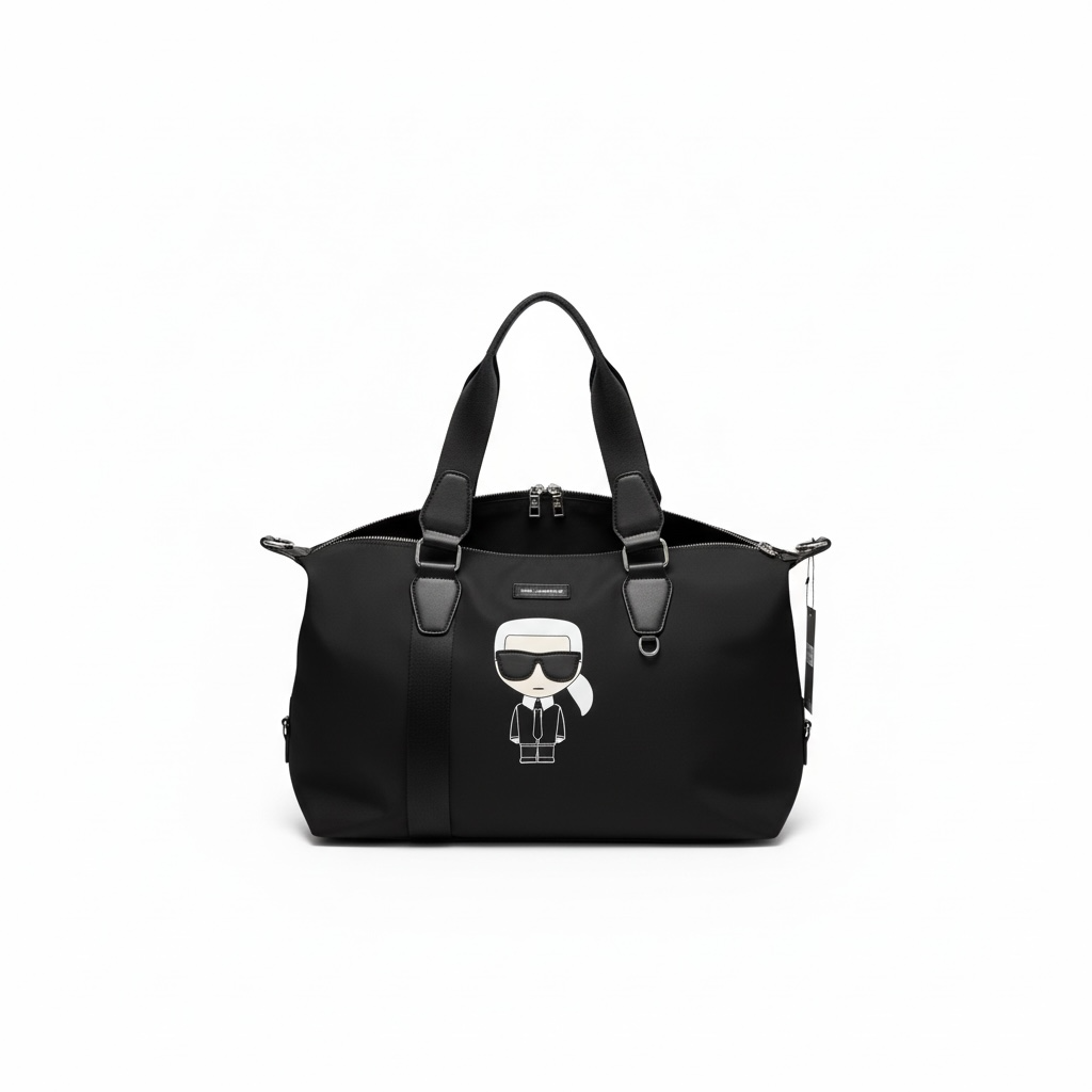 KARL LAGERFELD Icon Travel Bag 🖤🕶️ | Classic Karl Edition