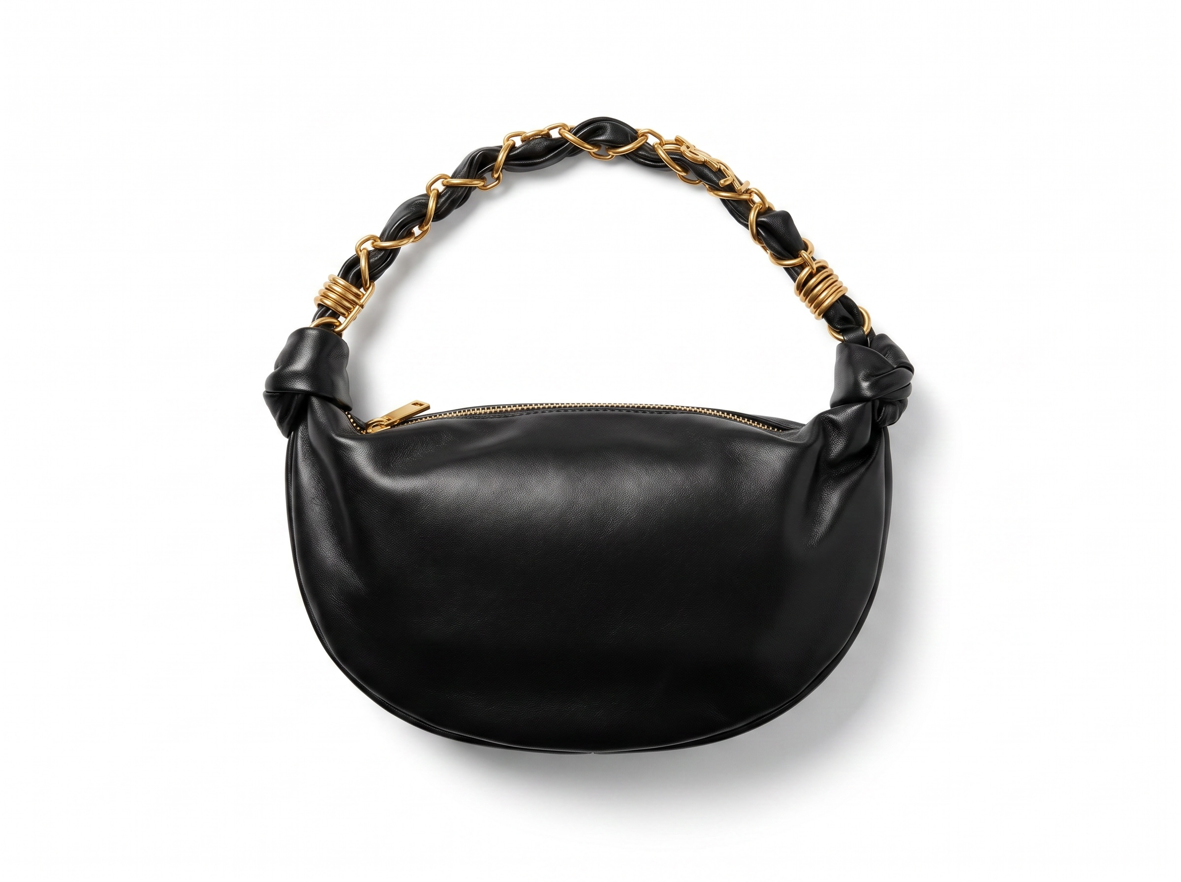 🖤 Saint Laurent Le 5 À 7 Leather Hobo Bag – Black & Gold Luxury Edition ✨