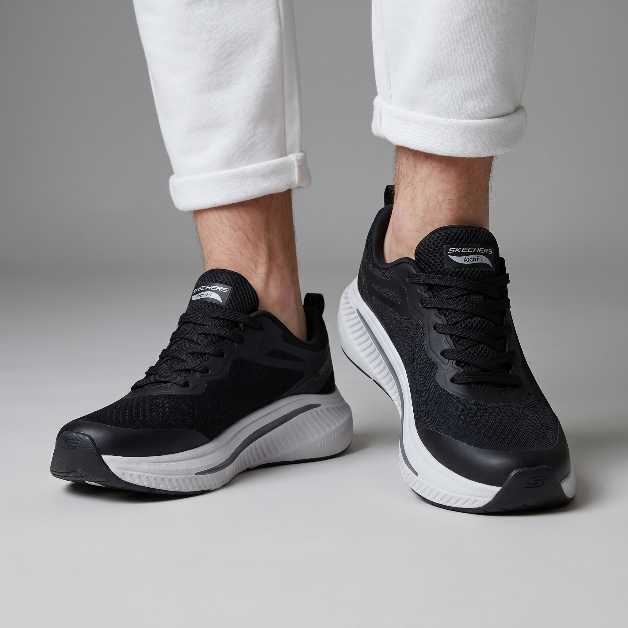 🖤 Skechers Arch Fit Walking Shoes – Black