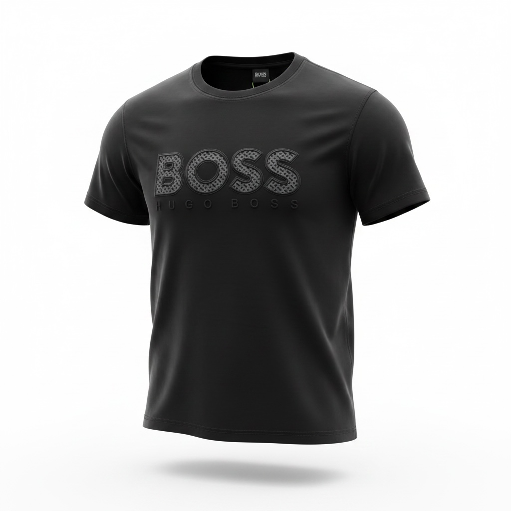 HUGO BOSS Black Logo T-Shirt 🖤🔥 Bold Statement Edition