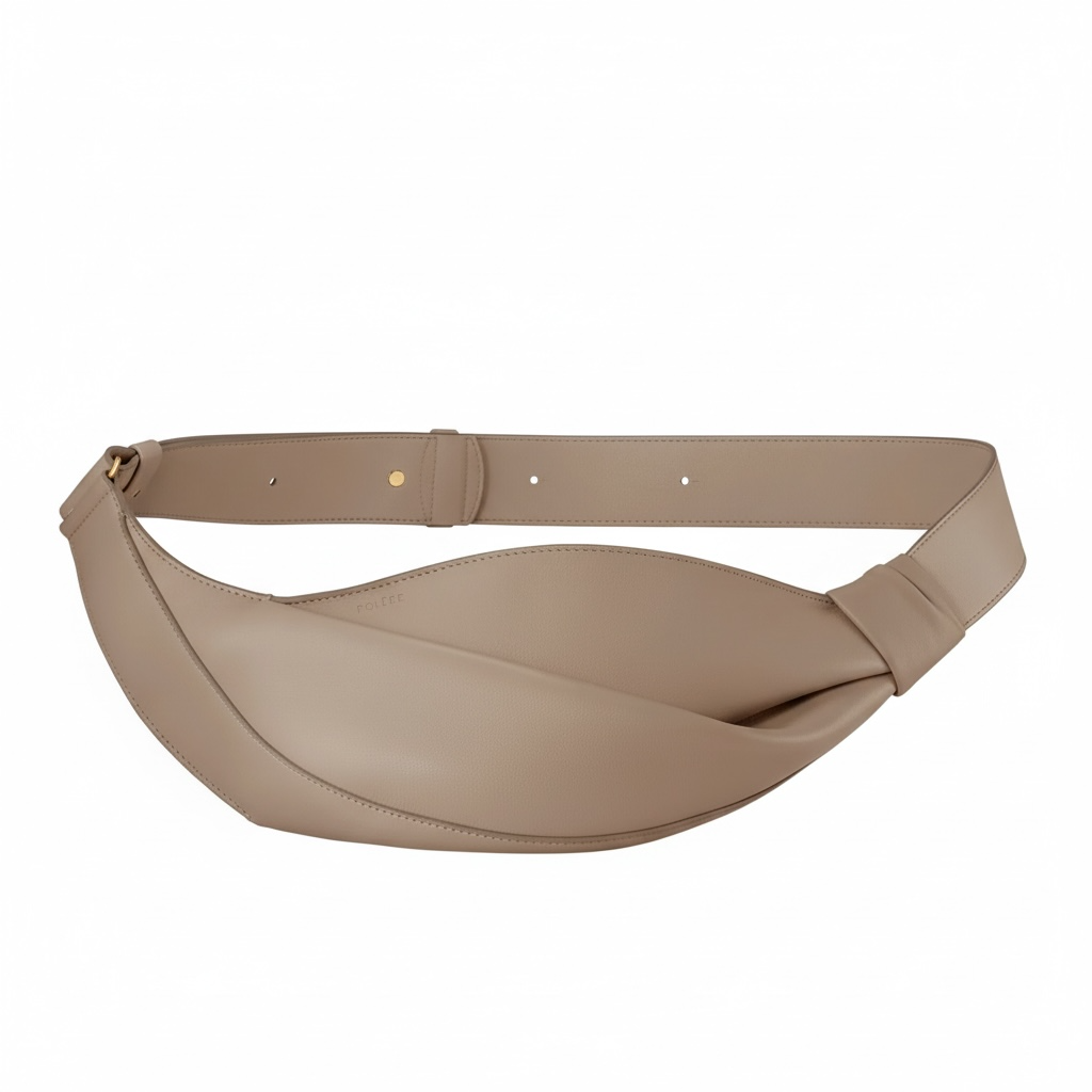 Polène Minimalist Leather Belt Bag 🤎✨