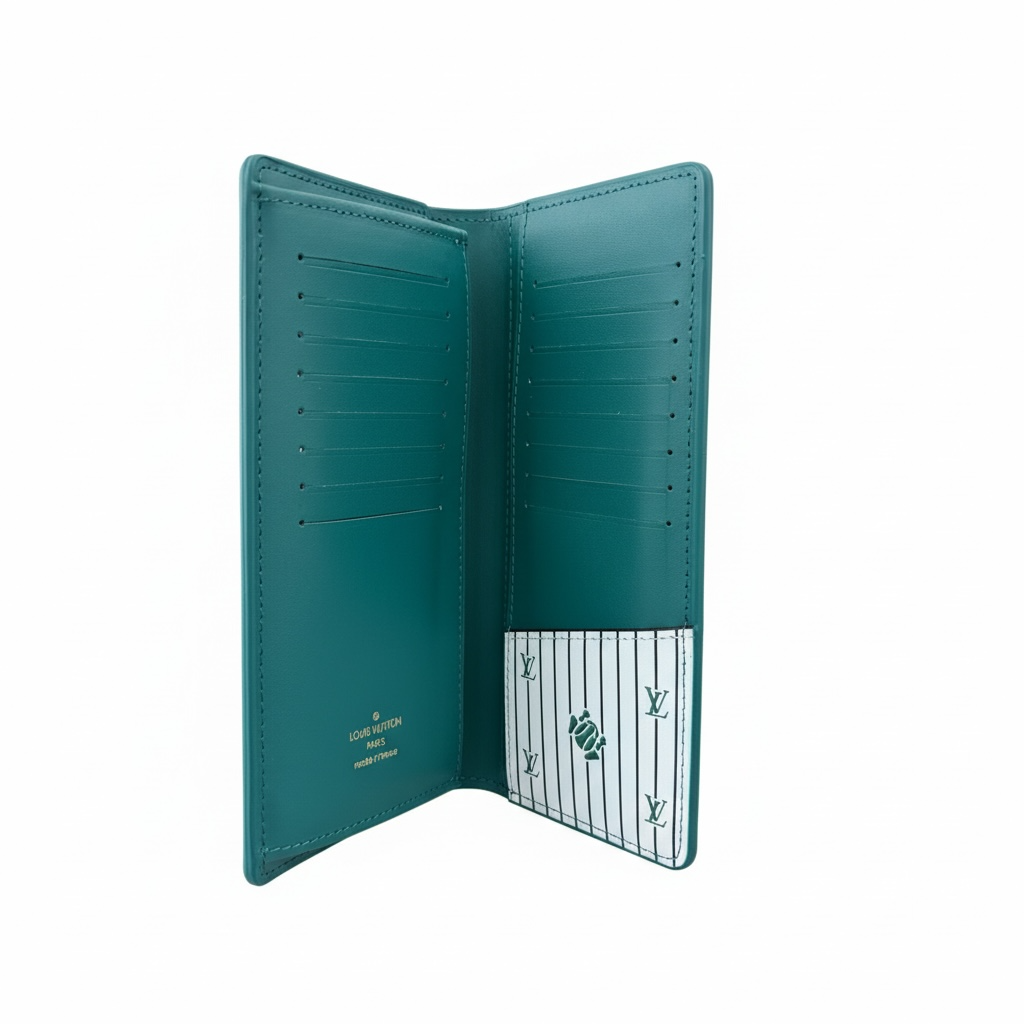 Louis Vuitton Epi Leather Long Wallet – Green 💚✨