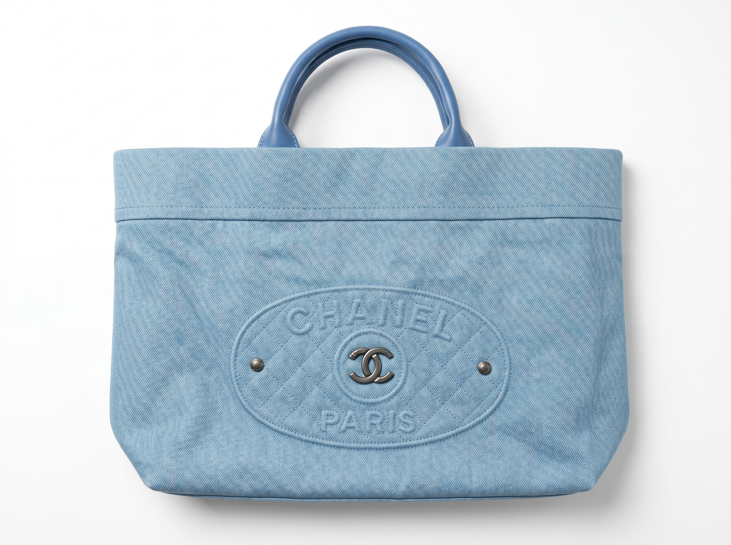 Chanel Denim Beach Tote Bag 💙🏖️✨