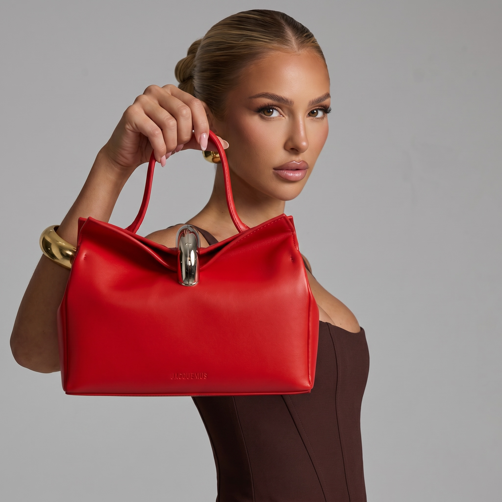 Jacquemus Le Bambino Rouge Top Handle Bag ❤️✨