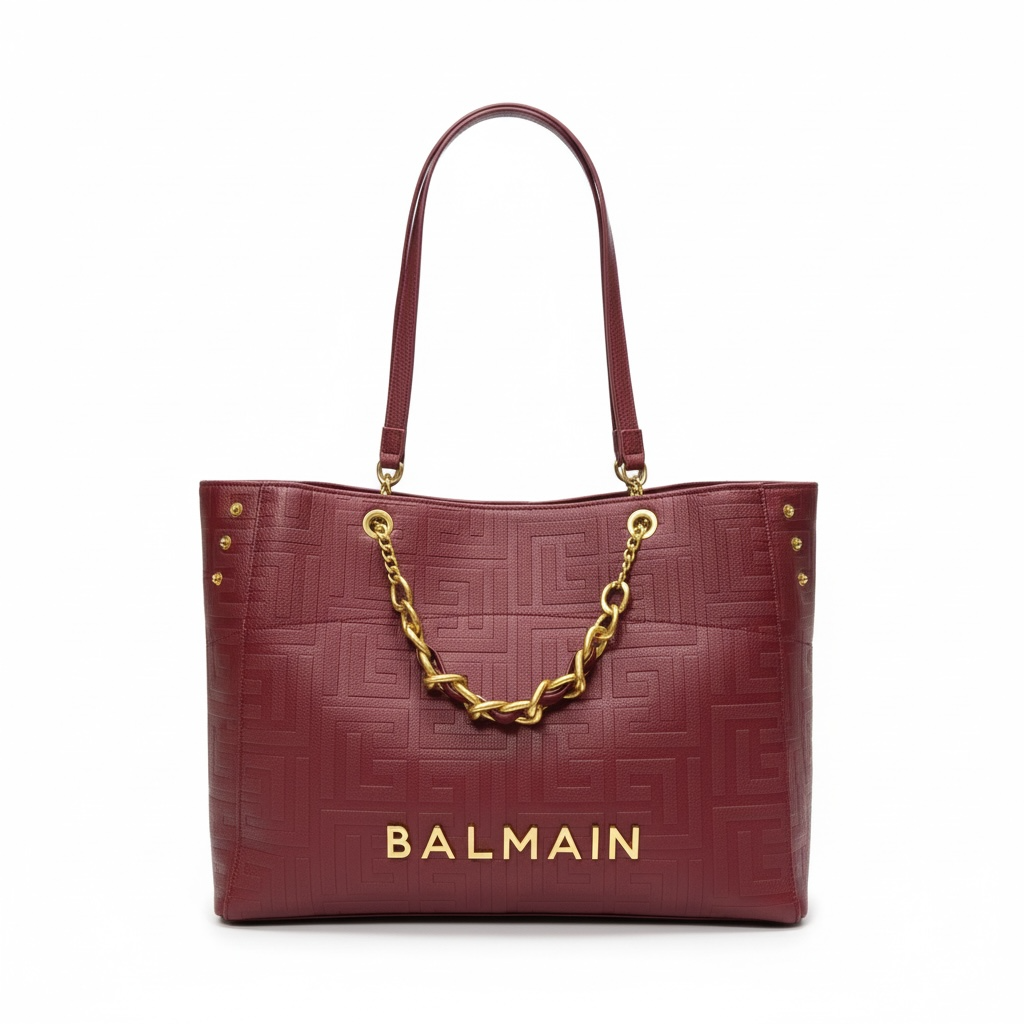 Balmain Monogram Shoulder Bag ❤️✨ | Luxury Designer Handbag (bag +wallet)