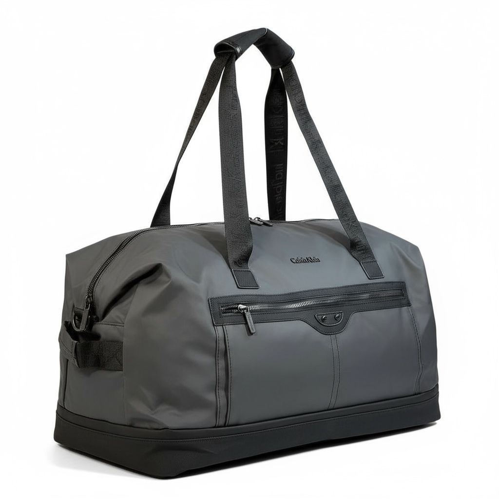 Calvin Klein Grey Duffle Bag 🩶 | Premium Travel & Gym Bag with Modern Minimalist Design