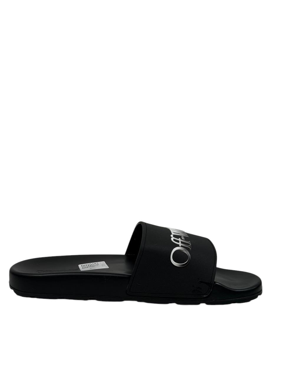OFF-WHITE Slides – Black Logo Edition 🖤⚡