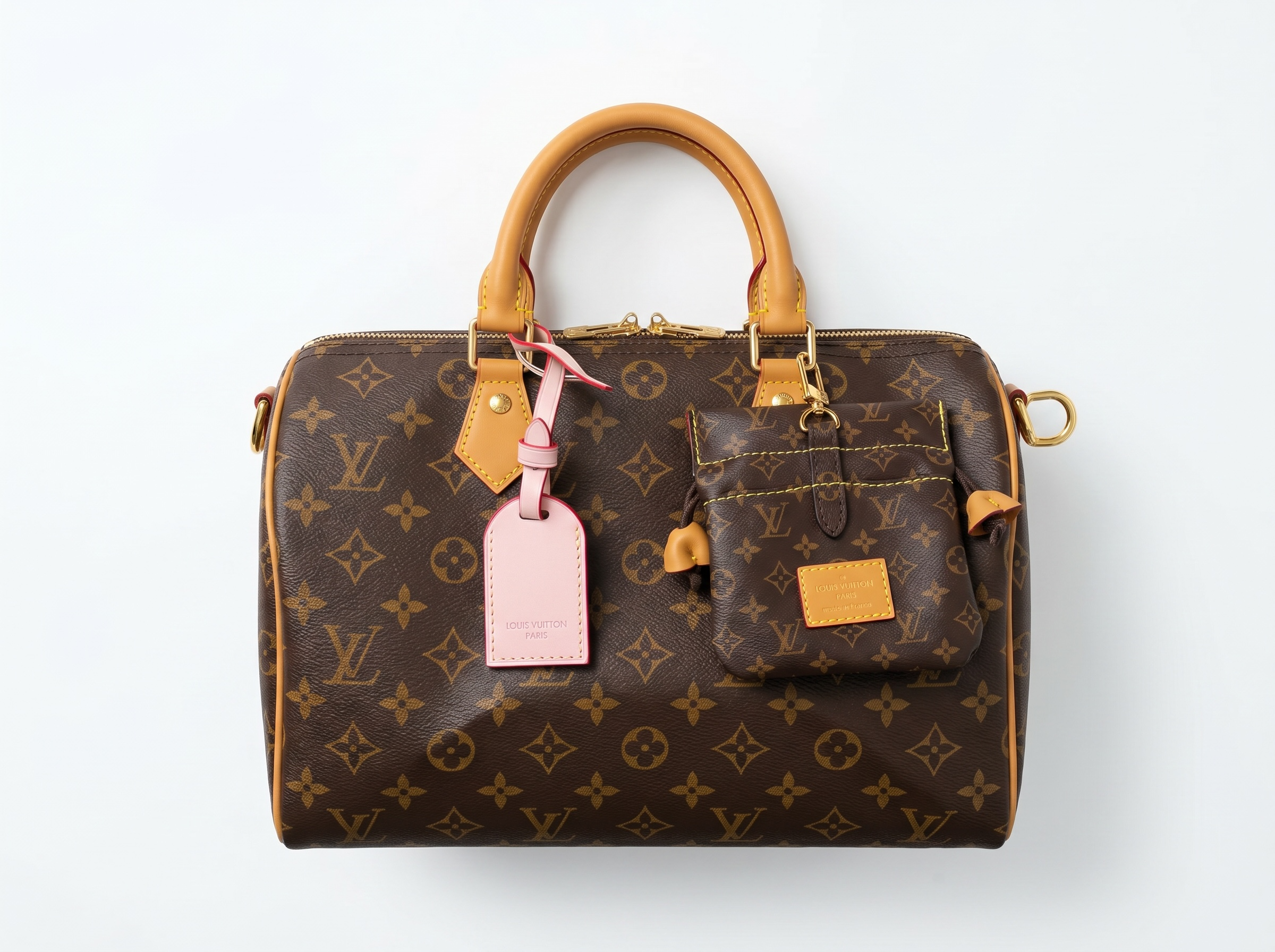 👜 Louis Vuitton Speedy Monogram Bag with Mini Utility Pouch