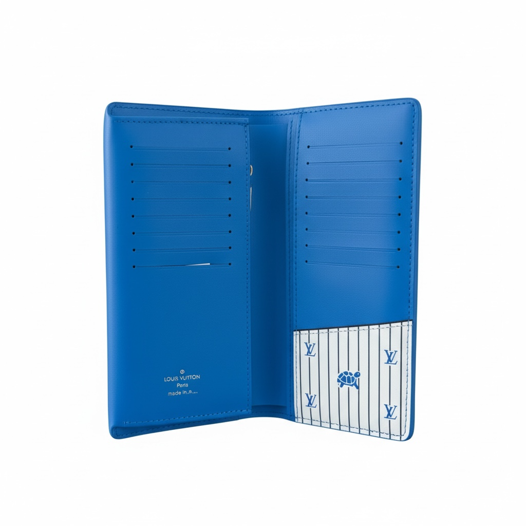 Louis Vuitton Epi Leather Long Wallet – Blue 💙✨