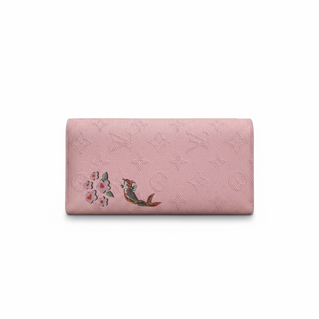 Louis Vuitton Monogram Travel Illustration Long Wallet – Pink 🌸✨