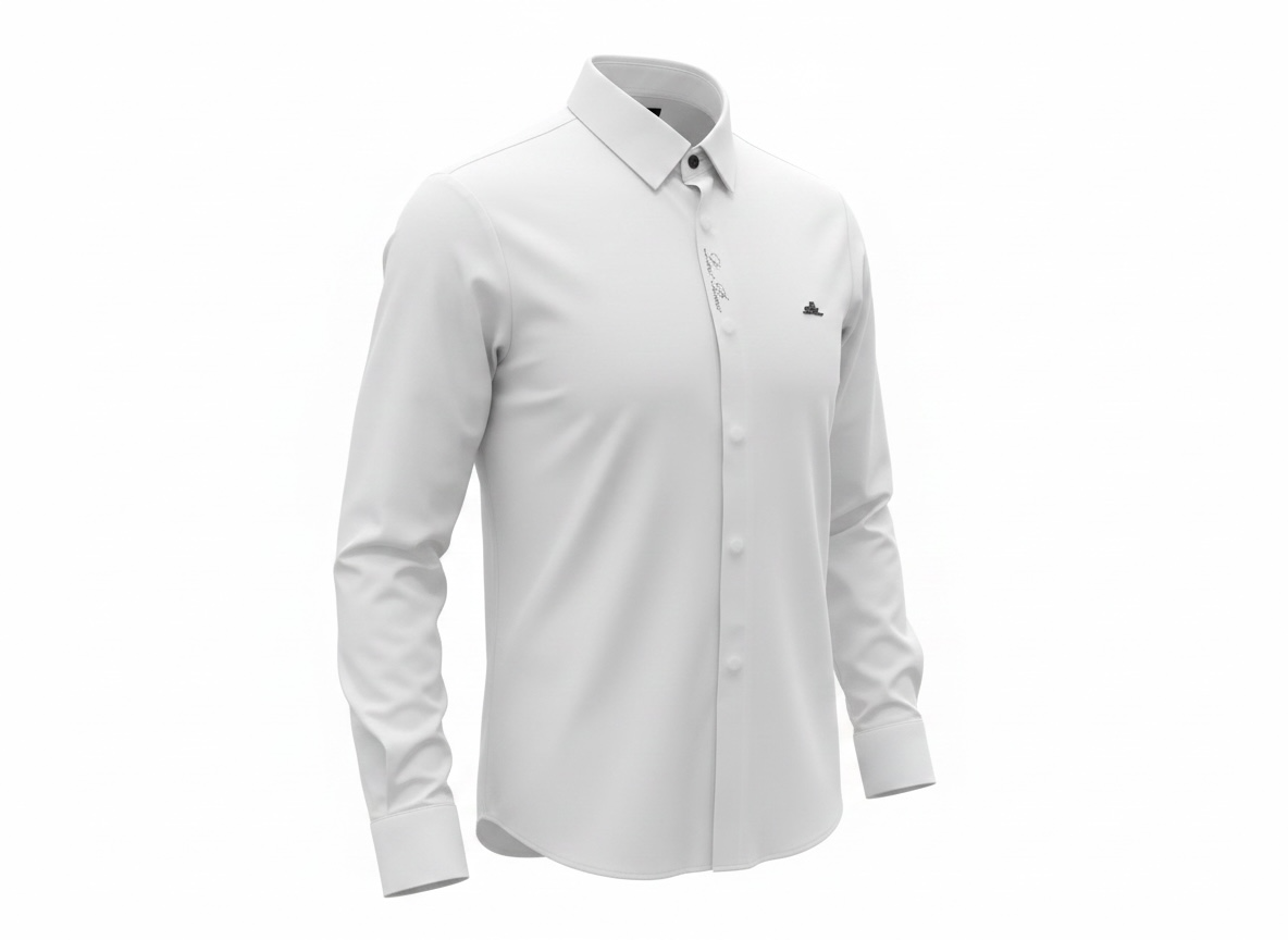 Loro Piana White Long Sleeve Shirt ๐คโจ Clean Luxury Fit