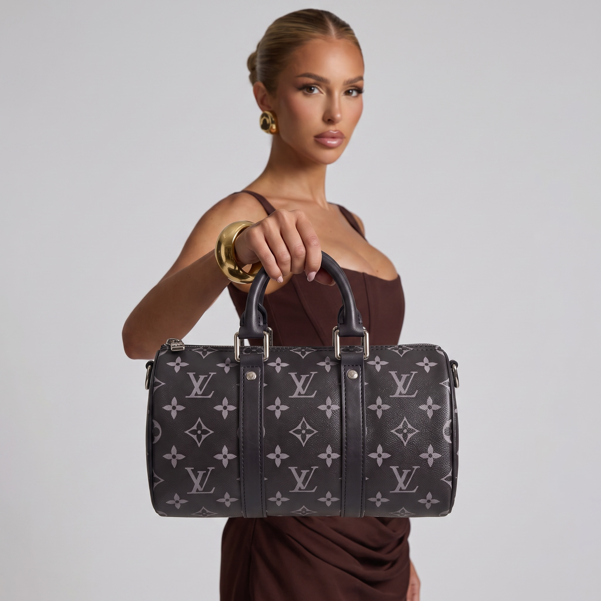 🖤👜 Louis Vuitton Keepall Bandoulière 25 – Monogram Eclipse ✨