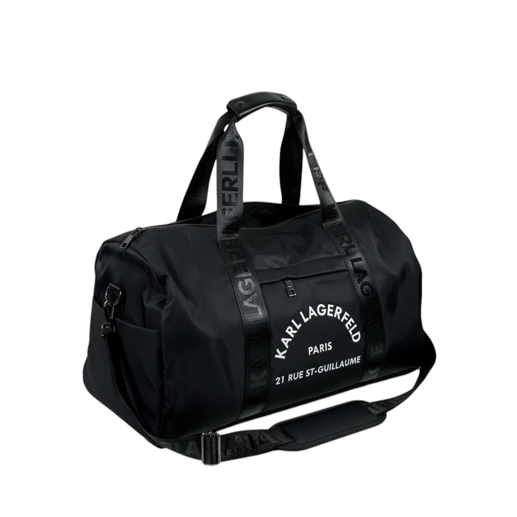 KARL LAGERFELD Paris Travel Duffle ๐คโ๏ธ | Signature Logo Edition