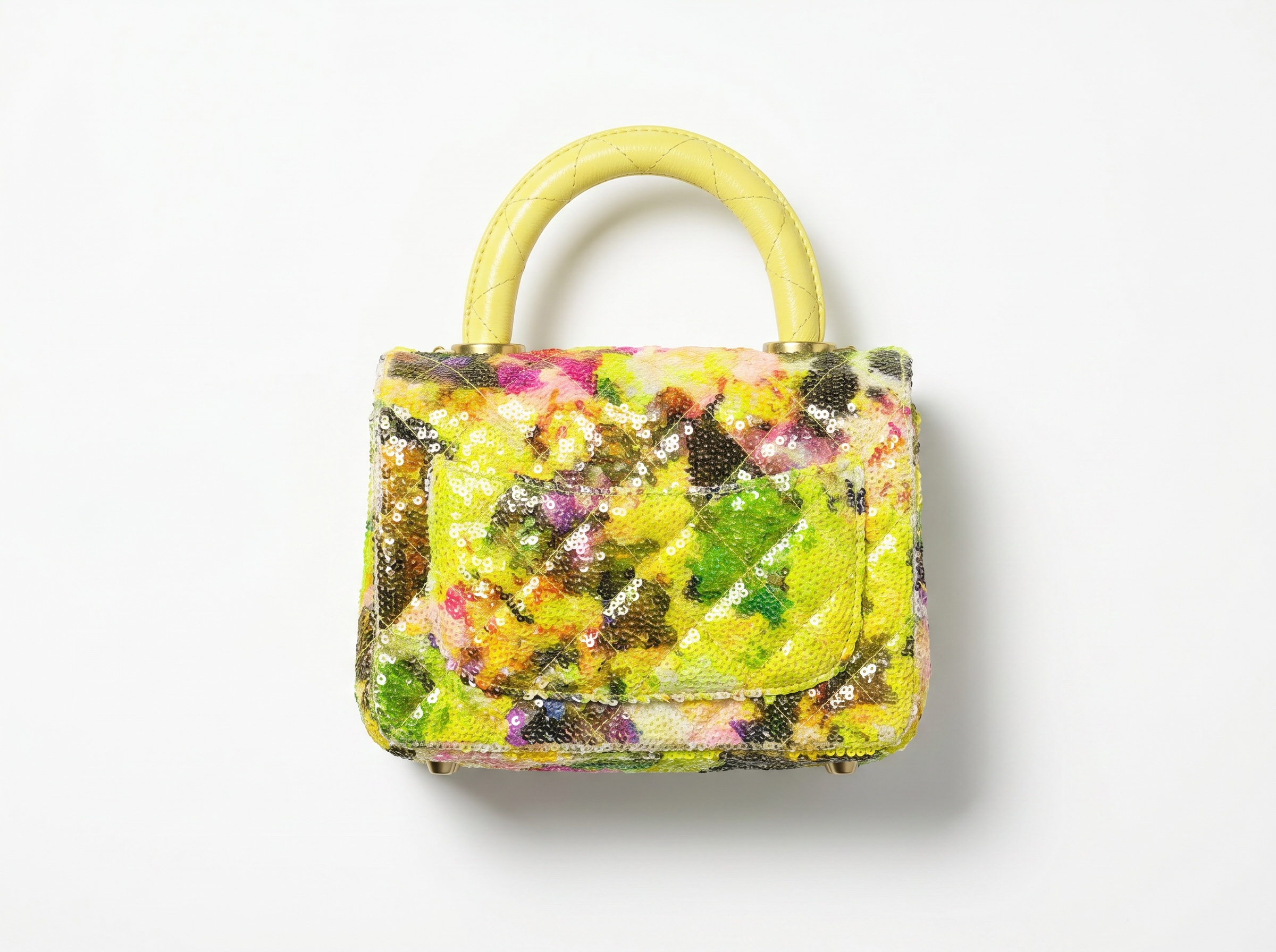🌼 Chanel Garden Bloom Mini Top Handle Bag 🌼