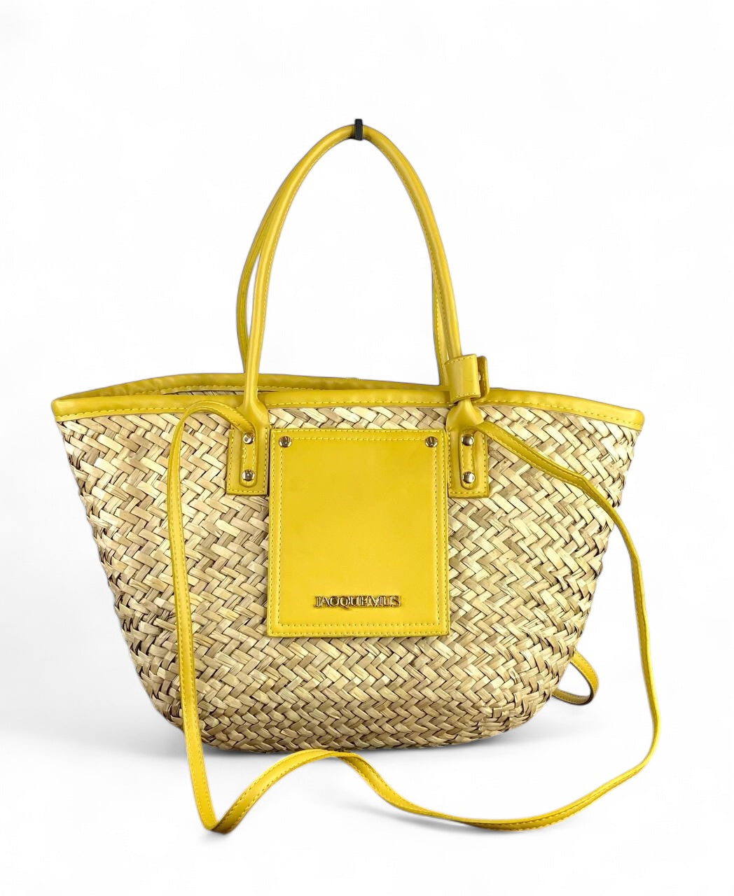 Jacquemus Le Panier Soleil Tote – Natural Elegance with a Modern Edge(28x40)