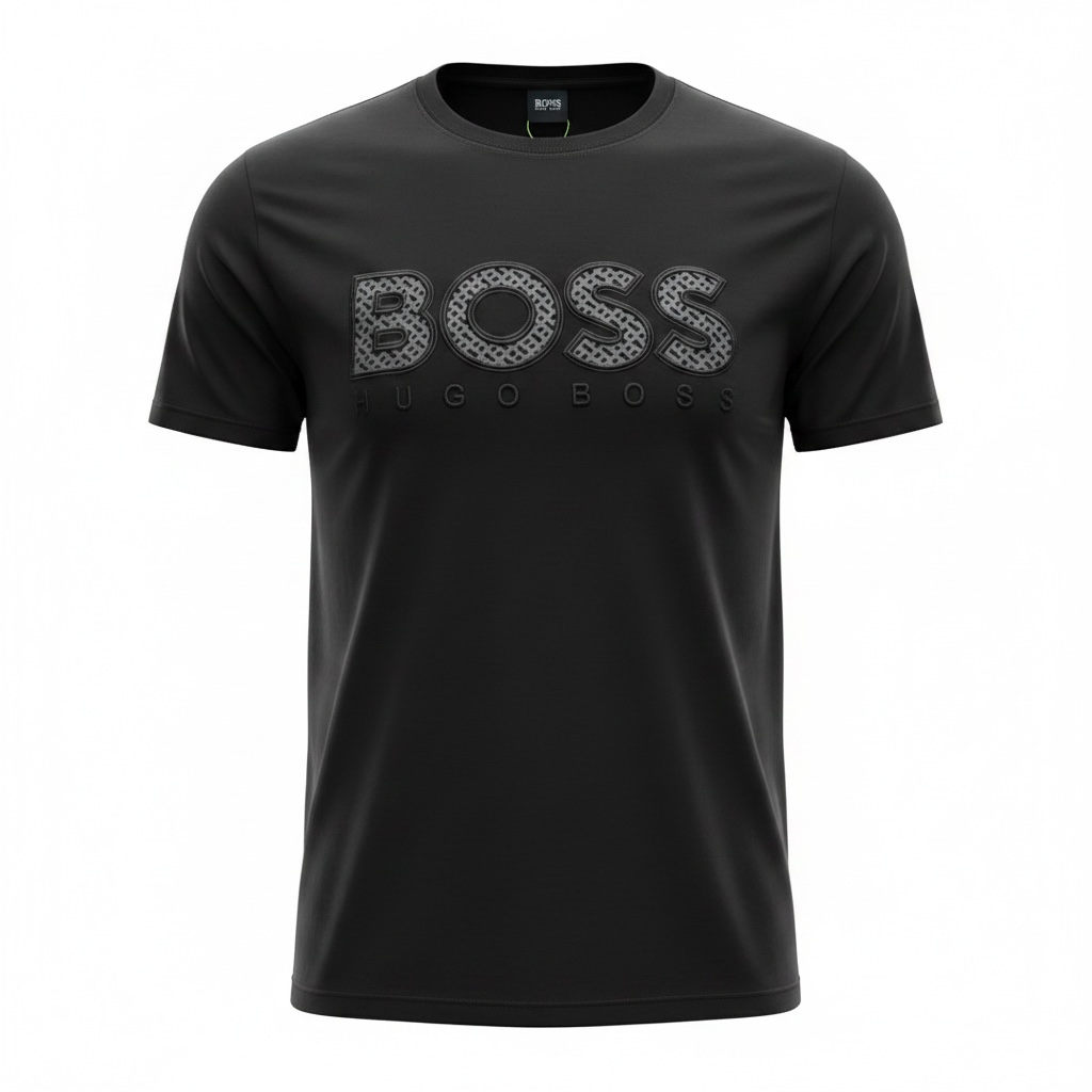 HUGO BOSS Black Logo T-Shirt 🖤🔥 Bold Statement Edition