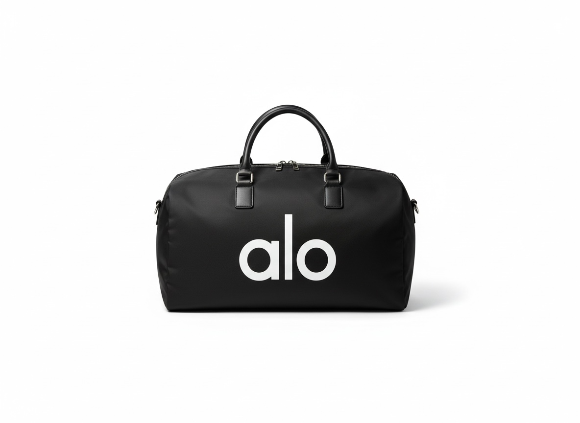 ALO Black Travel Duffel Bag 🖤✈️ | Minimal Sport Luxury
