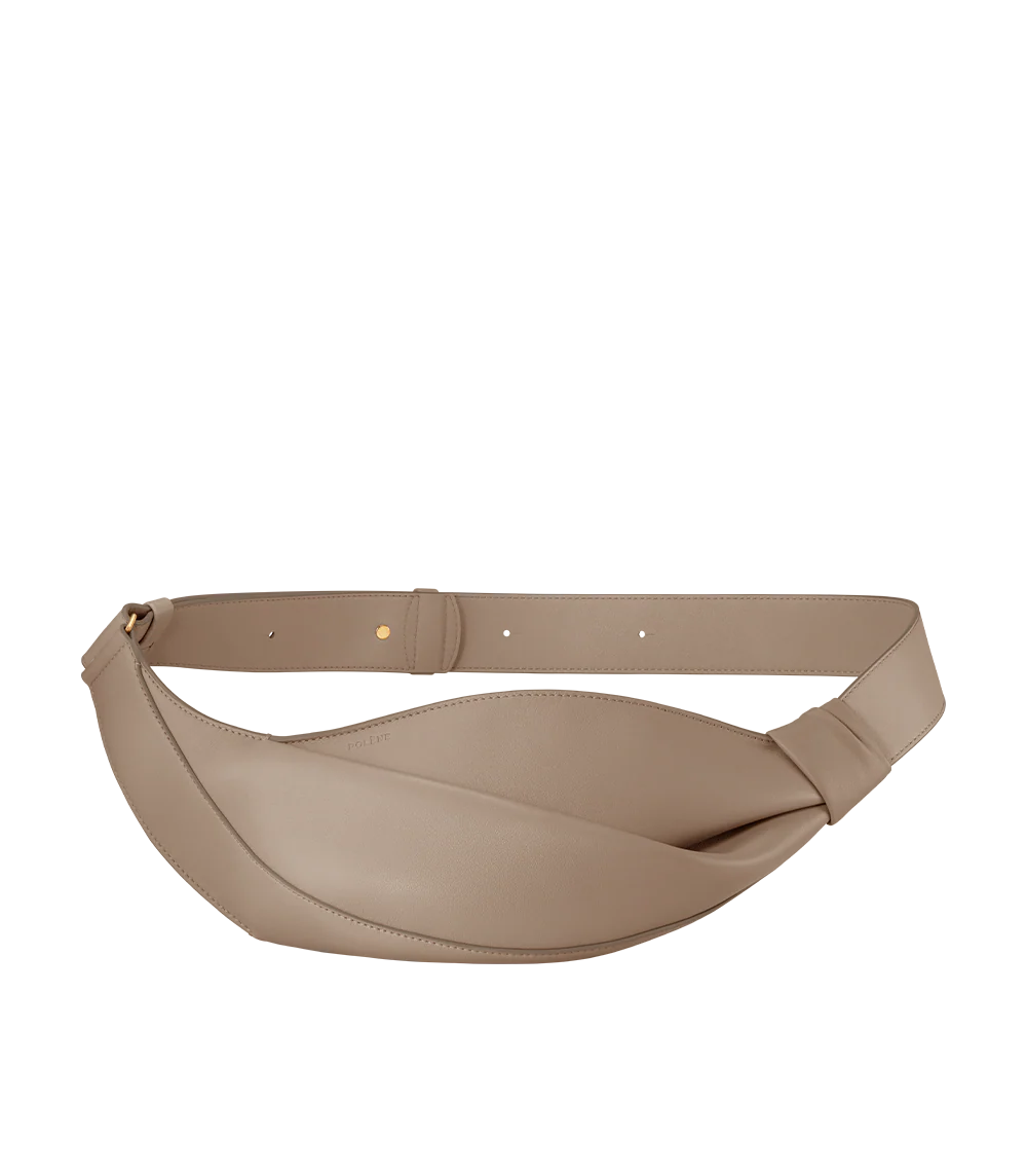Polène Minimalist Leather Belt Bag 🤎✨