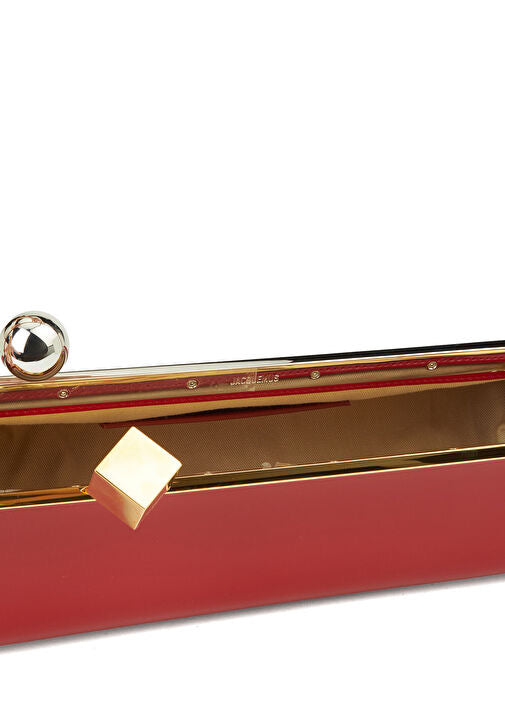 Jacquemus Rouge Patent Clutch Bag ❤️✨