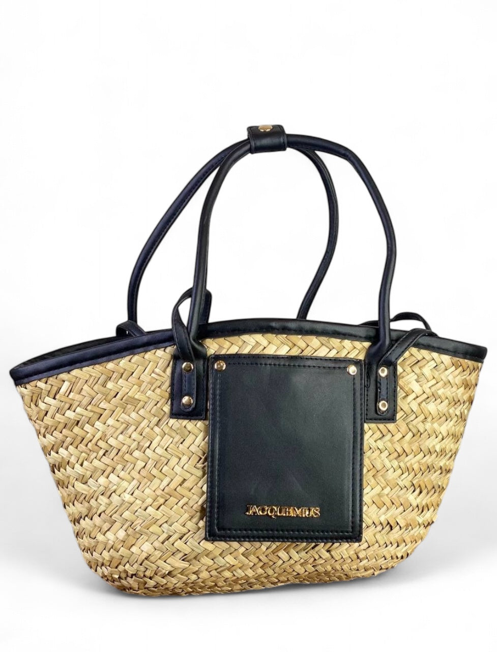 Jacquemus Le Panier Soleil Tote – Natural Elegance with a Modern Edge(28x40)