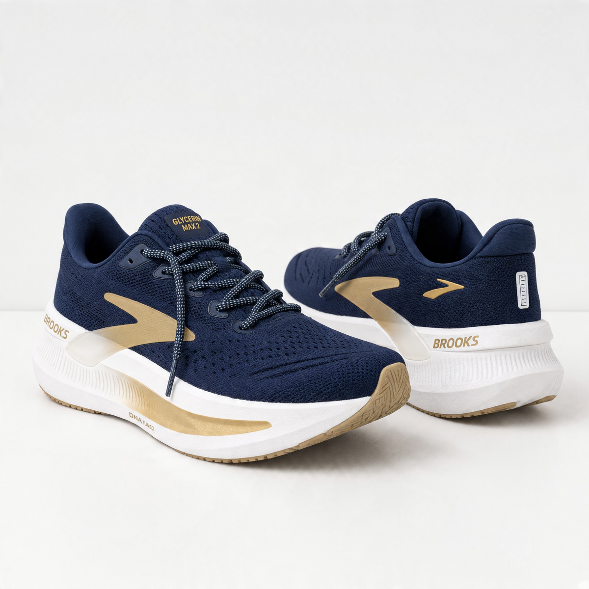 Brooks Running Performance Sneakers — Navy Gold