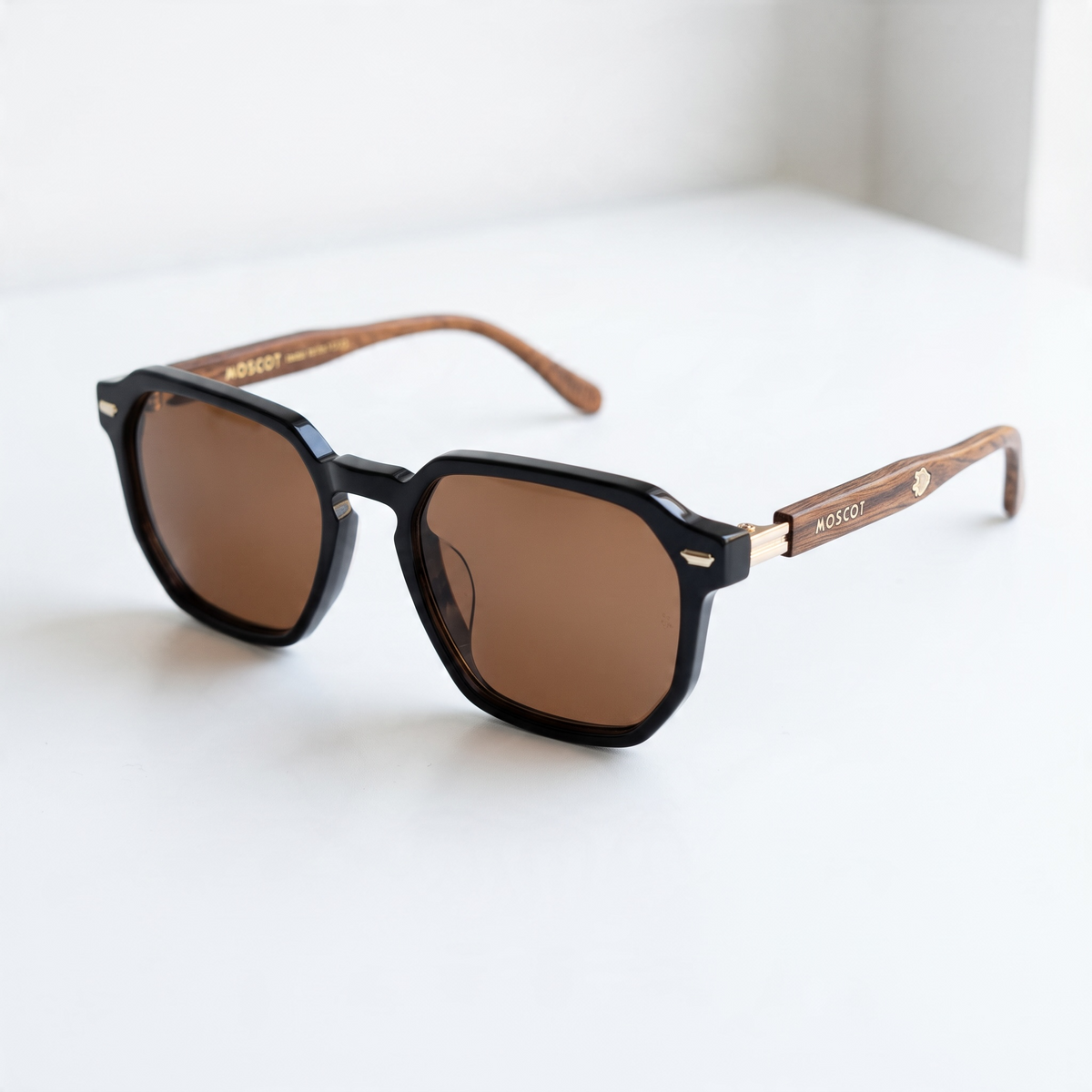 Moscot Square Sunglasses โ Black Brown ๐ถ๏ธ