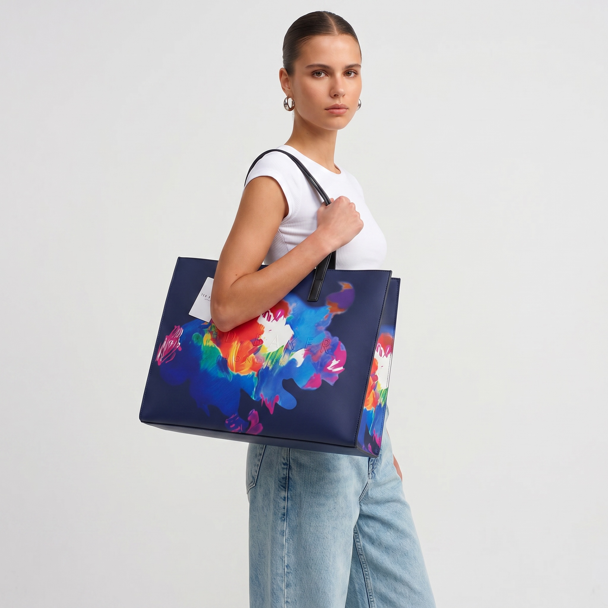 TED BAKER Abstract Tote – Midnight Art Edition 🎨👜