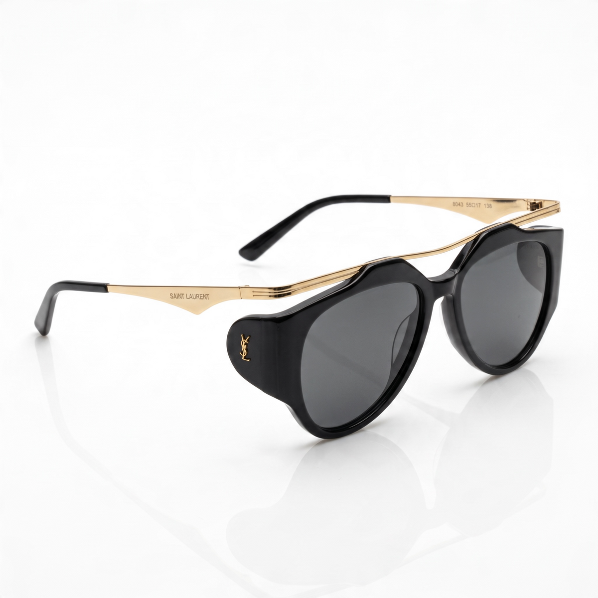 Saint Laurent Oversized Shield Sunglasses | Luxury Fashion Statement Eyewear