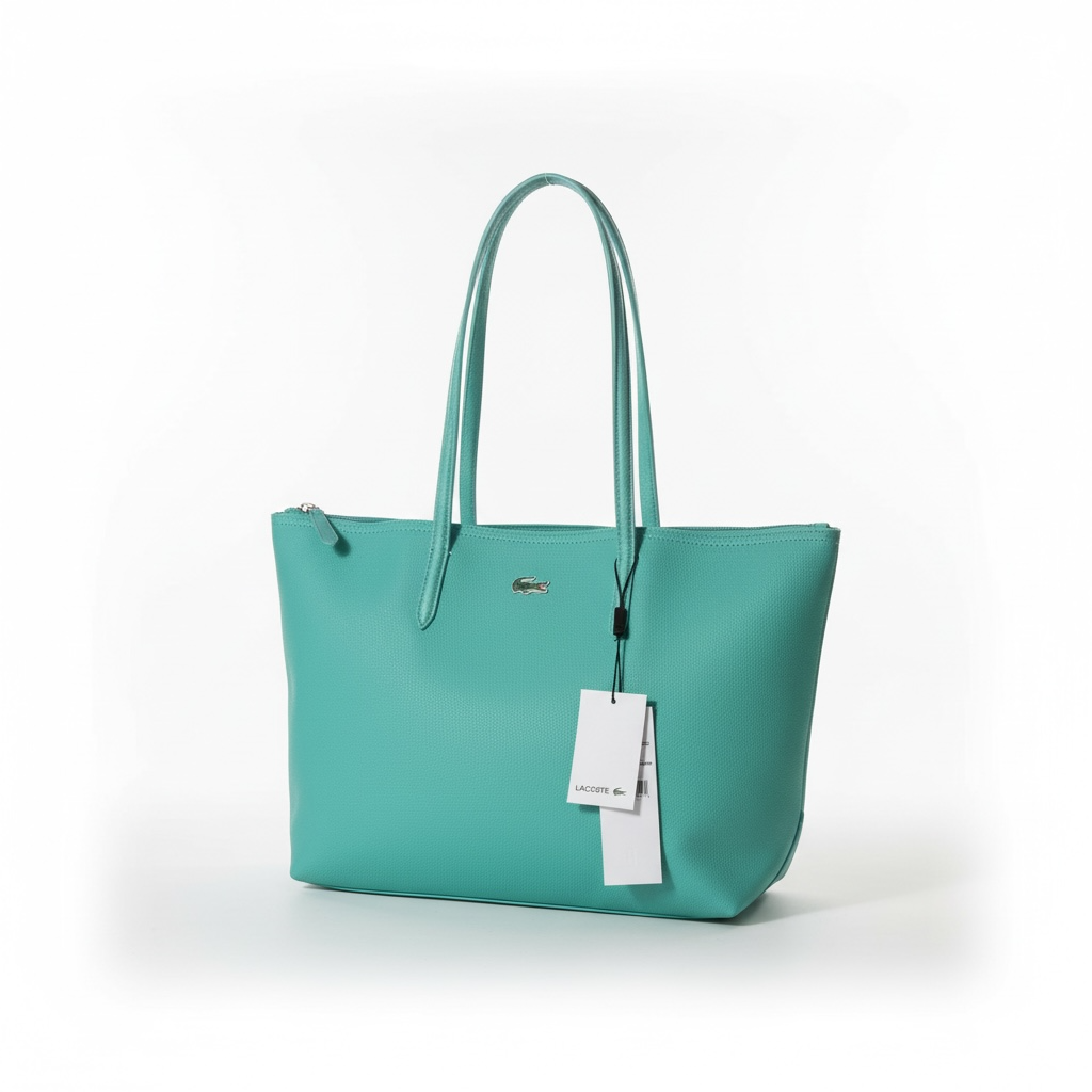 š Lacoste Large Classic Tote ā Mint Green Edition š