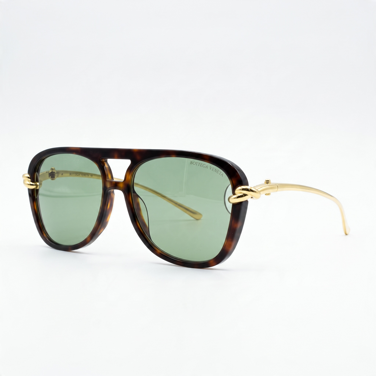 Bottega Veneta Sunglasses โ Tortoiseshell Green