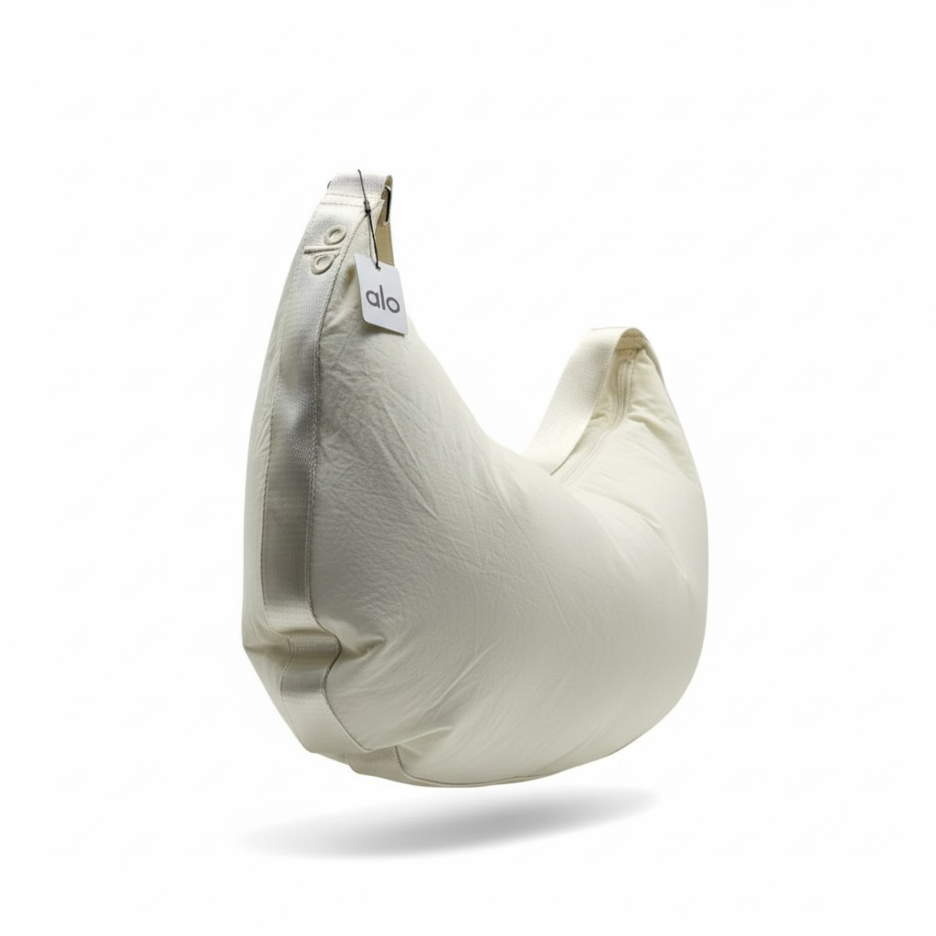 Alo Slouchy Shoulder Bag – Cream Cloud ☁️👜