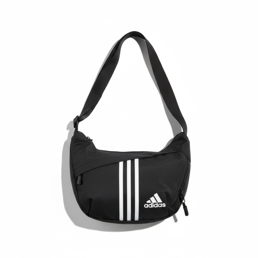 🔥 Adidas 3-Stripes Sport Hobo Sling – Black Athletic Shoulder Bag