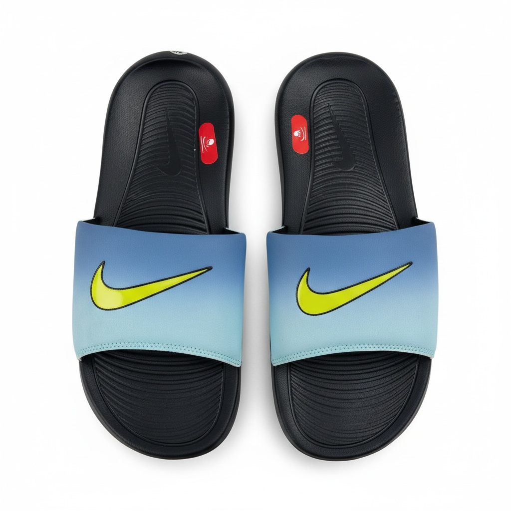 ⚡ Nike Tech Gradient Men’s Slides | Sporty Comfort & Bold Style (without box)📦