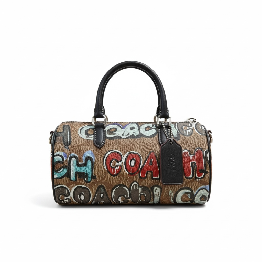 X-small Coach Signature Barrel Bag – Graffiti Edition 🎨👜