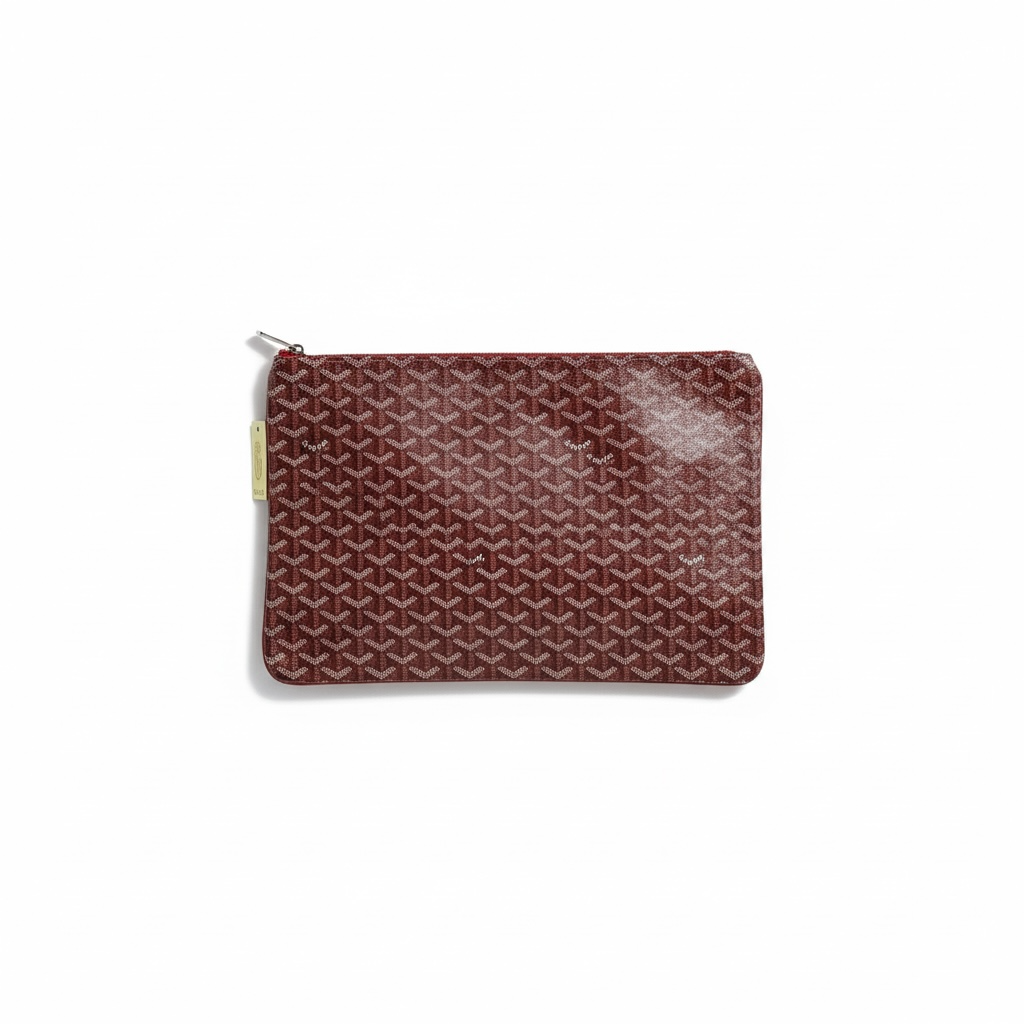 Goyard Red Monogram Pouch ❤️✨ | Luxury Unisex Designer Clutch Bag
