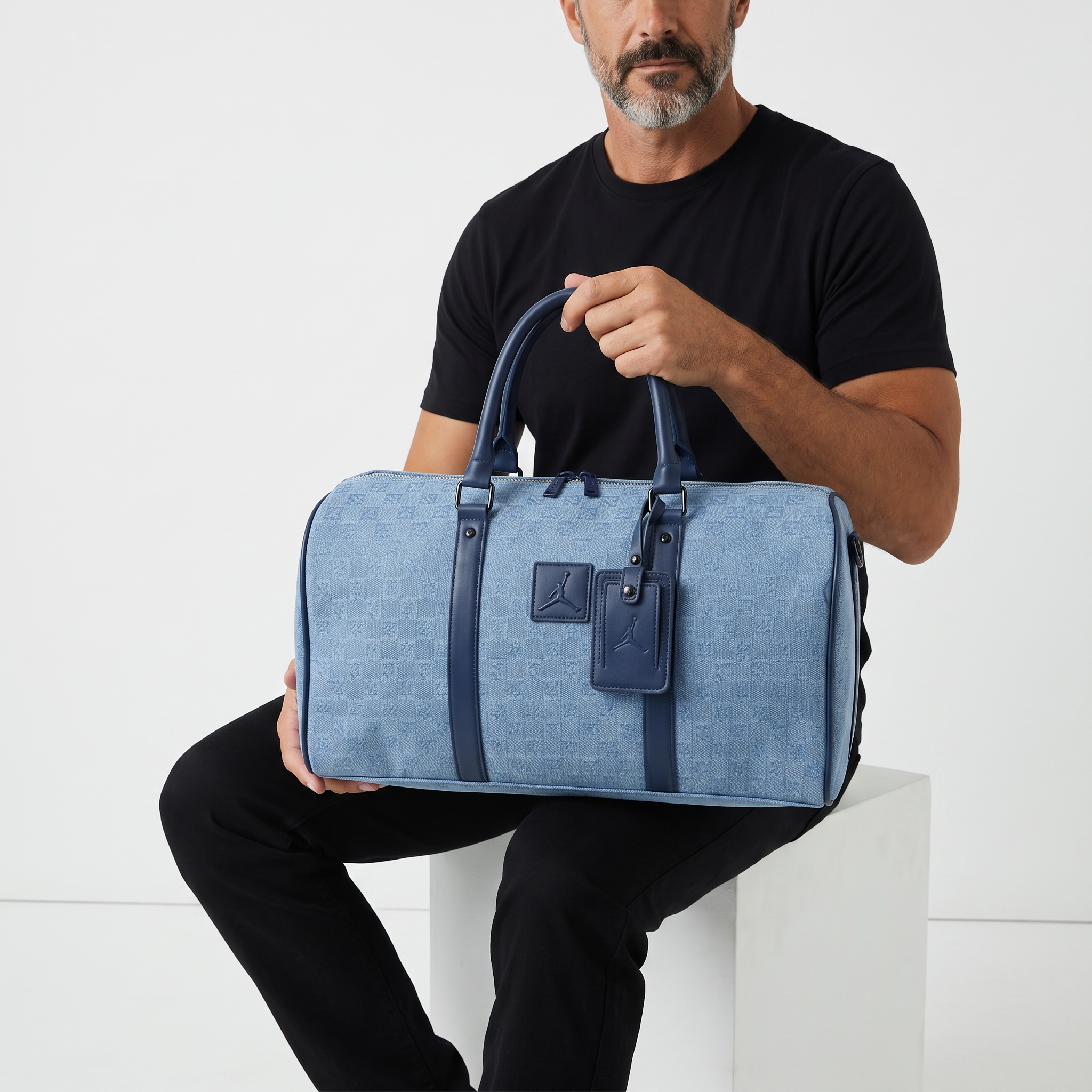 Jordan Luxe Weekender Duffle Bag 🧳💙 Sky Blue Edition