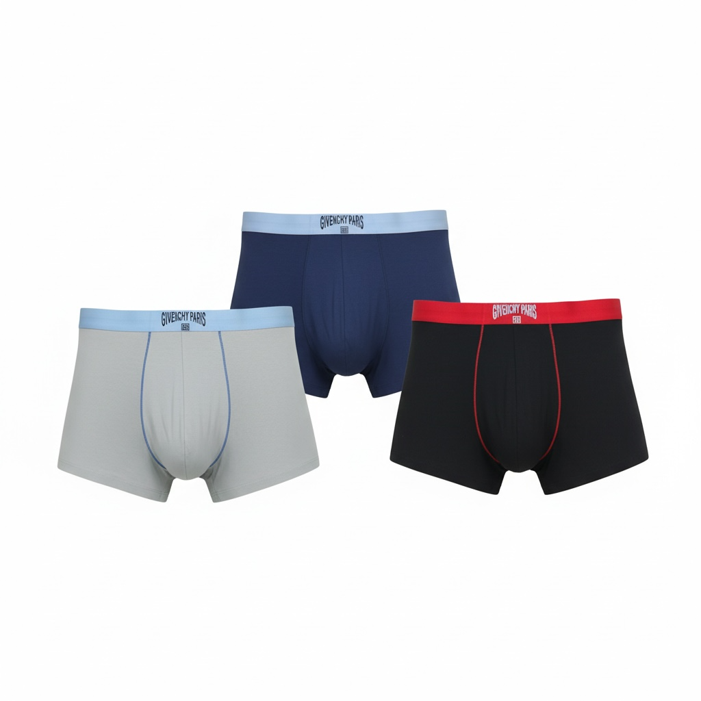 Givenchy Paris Boxer Briefs 3-Pack – Refined Luxury & Superior Comfort 🩲✨