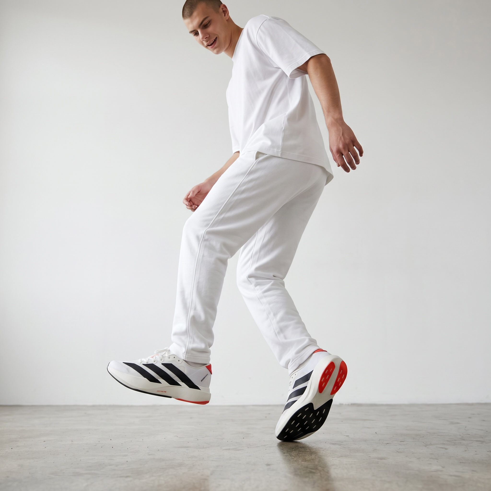 ⚡🤍 Adidas Adizero Adios Pro Performance Running Sneakers – Lightweight Marathon Racing Shoes 🏃🔥