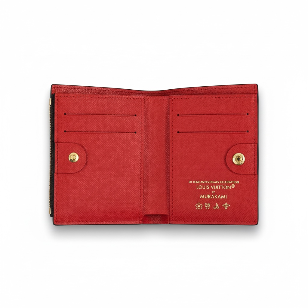 Louis Vuitton Monogram Cherry Zippy Compact Wallet 🍒✨