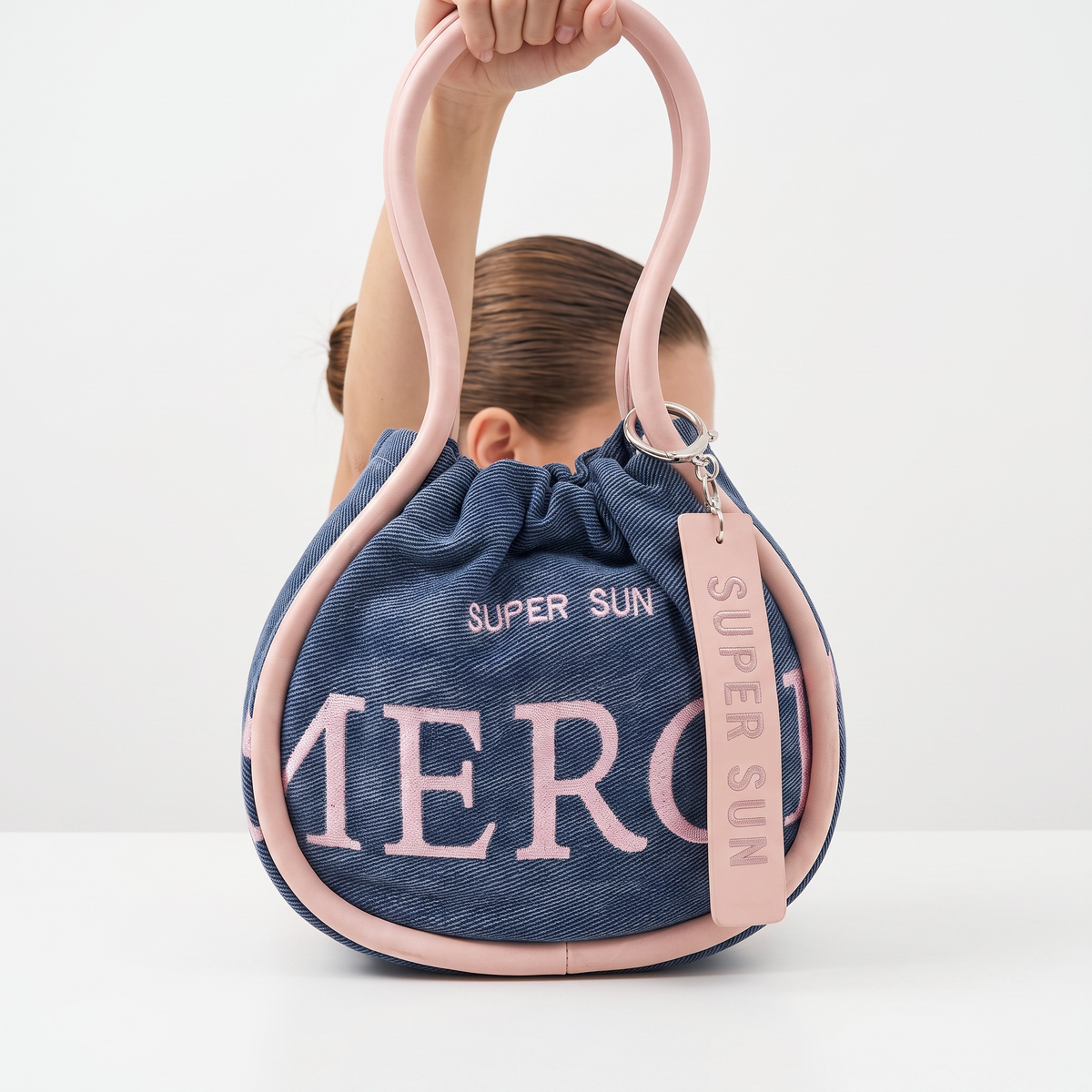 Super Sun Denim Mini Bucket Bag 💙✨