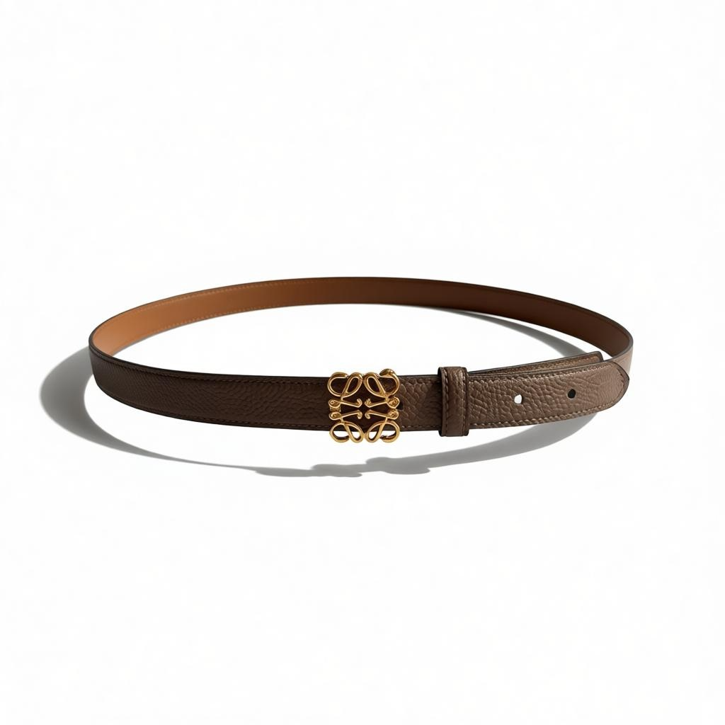 ICONIC LOEWE ANAGRAM BELT khaki – STATEMENT OF TIMELESS ELEGANCE & LUXURY ✨🤎 100cm