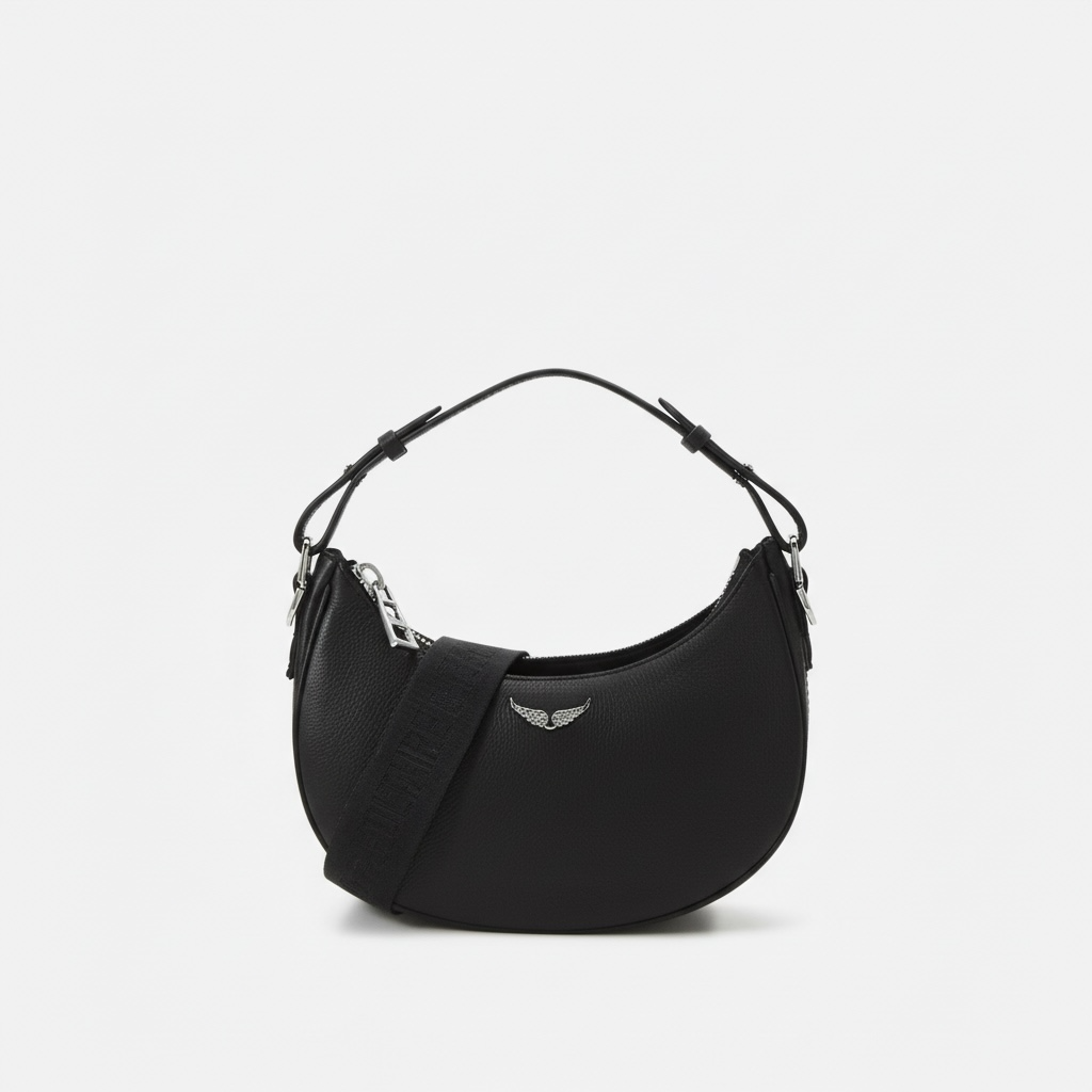 ZADIG & VOLTAIRE Leather Shoulder Bag 🖤✨ | Everyday Icon