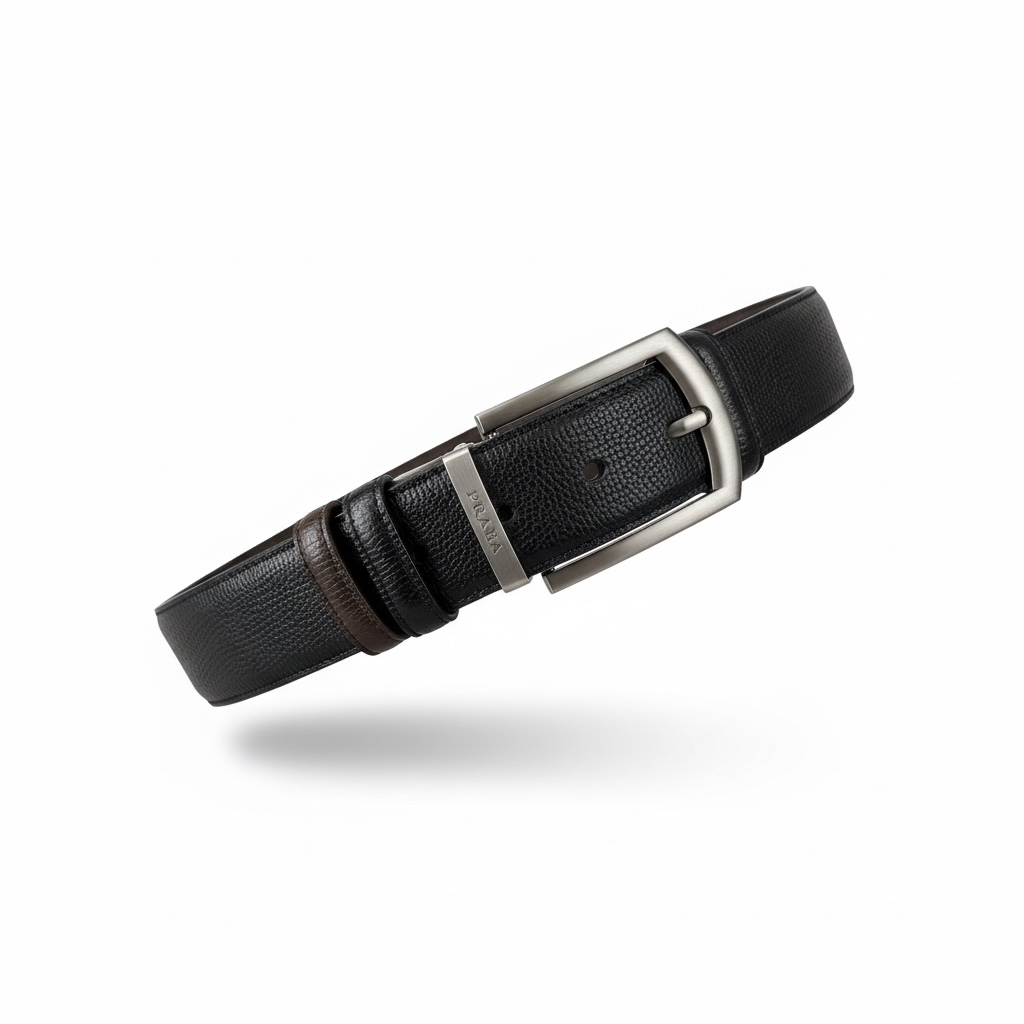 Prada Reversible Leather Belt 115cm 🔥 | Black & Brown Luxury Essential