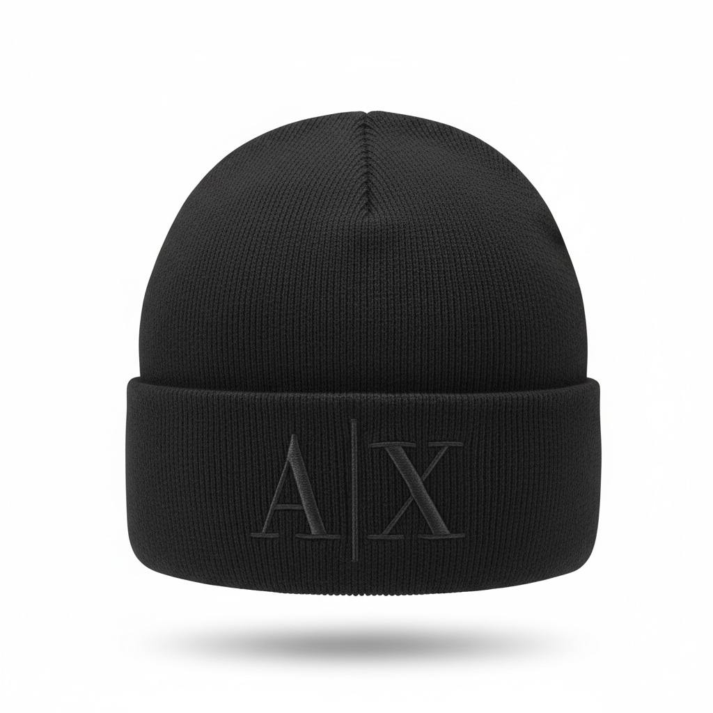 🖤 Armani Exchange A|X Logo Knit Beanie 🖤