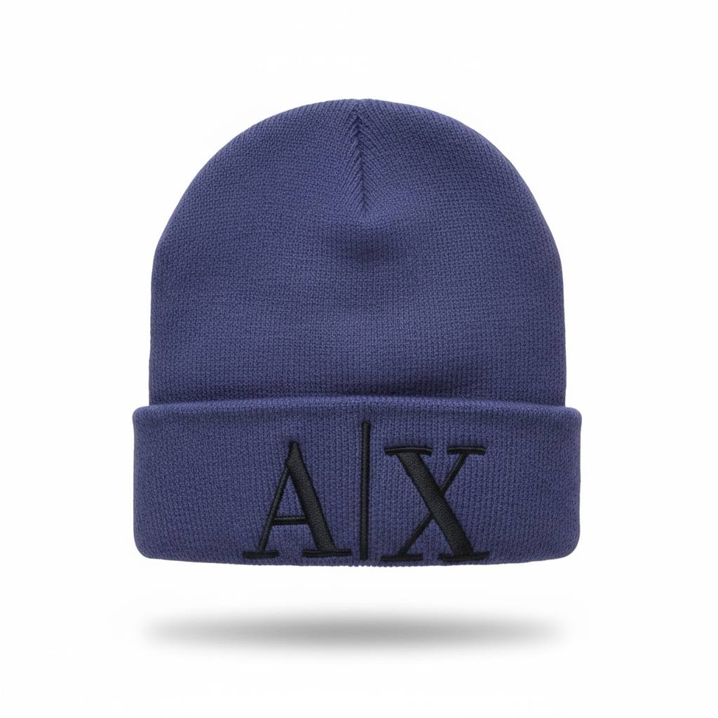 💙 Armani Exchange A|X Logo Knit Beanie 💙