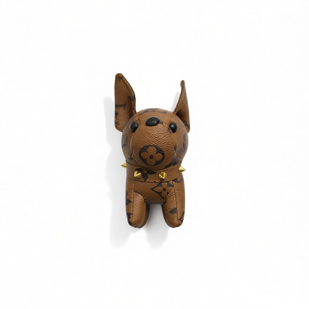 🐶🤎 Louis Vuitton Brown Monogram Puppy Bag Charm 🤎🐶