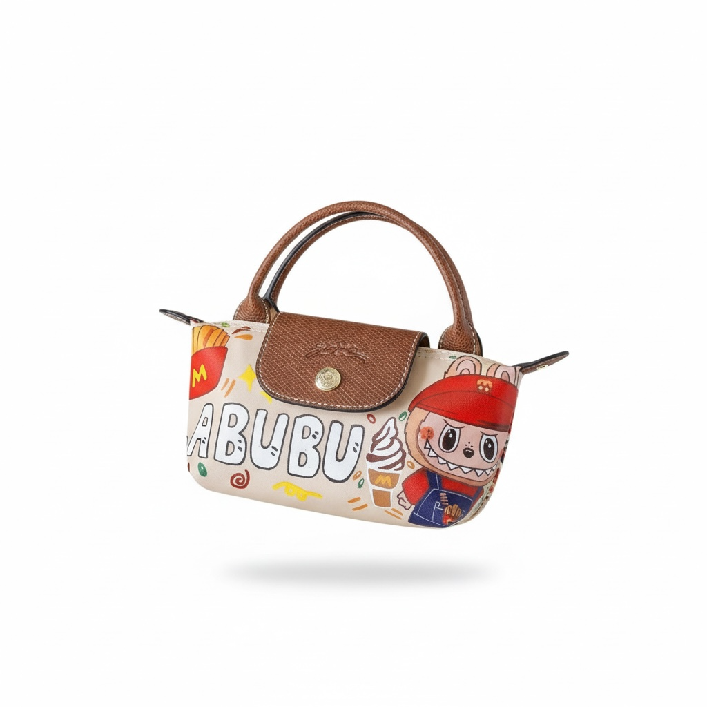 Longchamp x LABUBU Cartoon-Themed Mini Bag 11x19 (limited collaboration)