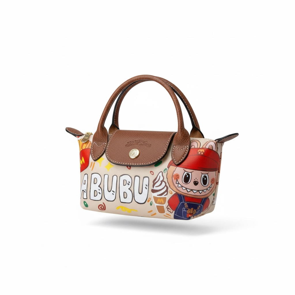 Longchamp x LABUBU Cartoon-Themed Mini Bag 11x19 (limited collaboration)