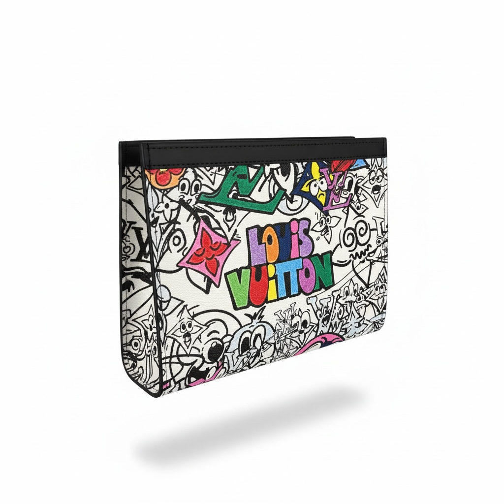 Louis Vuitton Graffiti Art Zip Pouch 🎨🖤